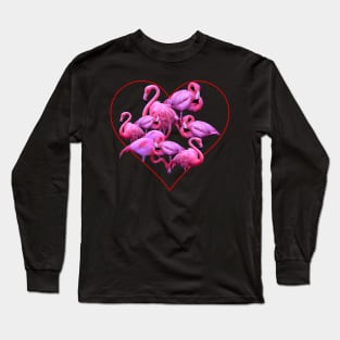 My Flamingo Heart Long Sleeve T-Shirt